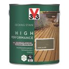 V33 High Performance 2.5Ltr Dark Silver Anti Slip Decking Stain