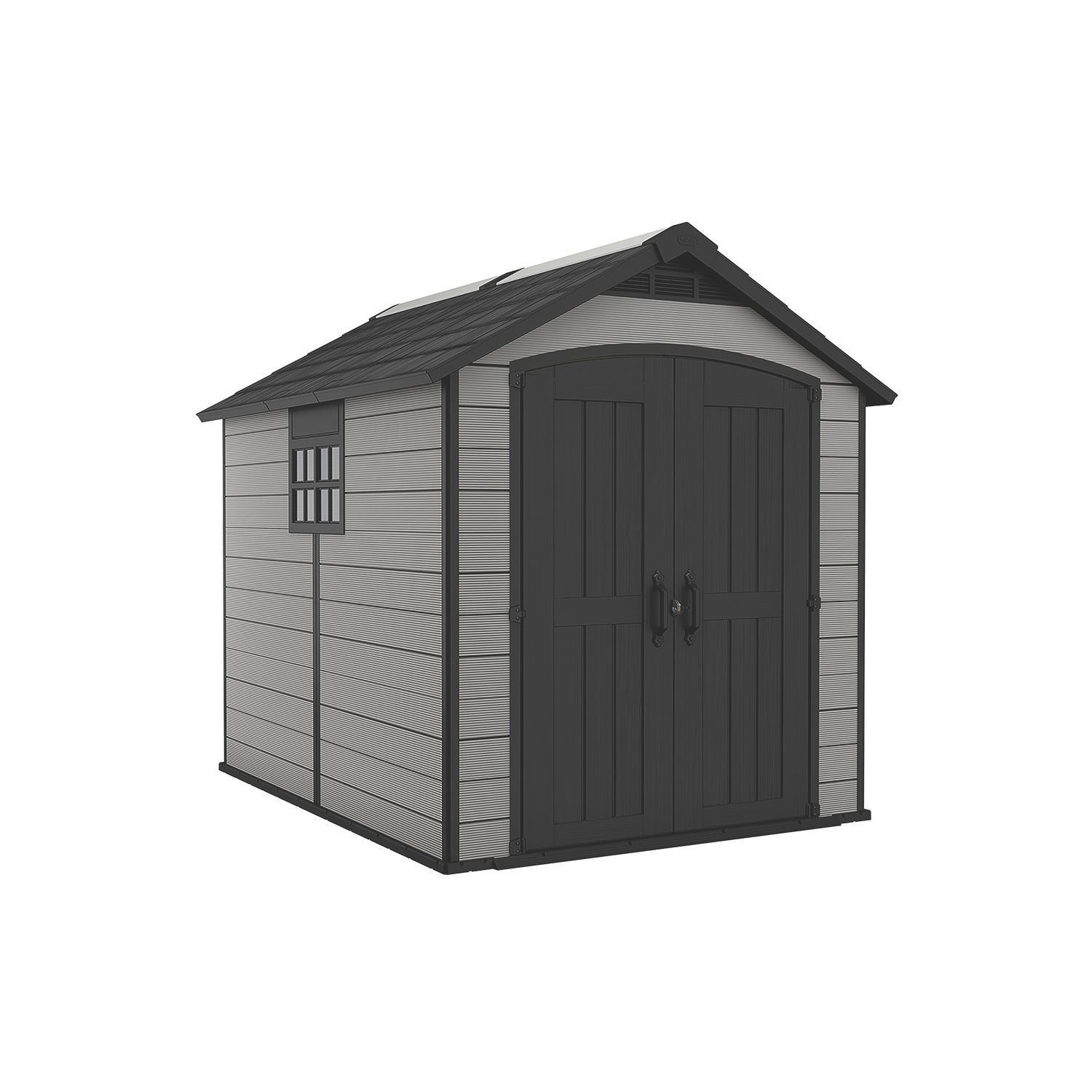 Keter Premier 759 7' 6" x 9' 6" (Nominal) Apex Resin Shed Grey (426HC)