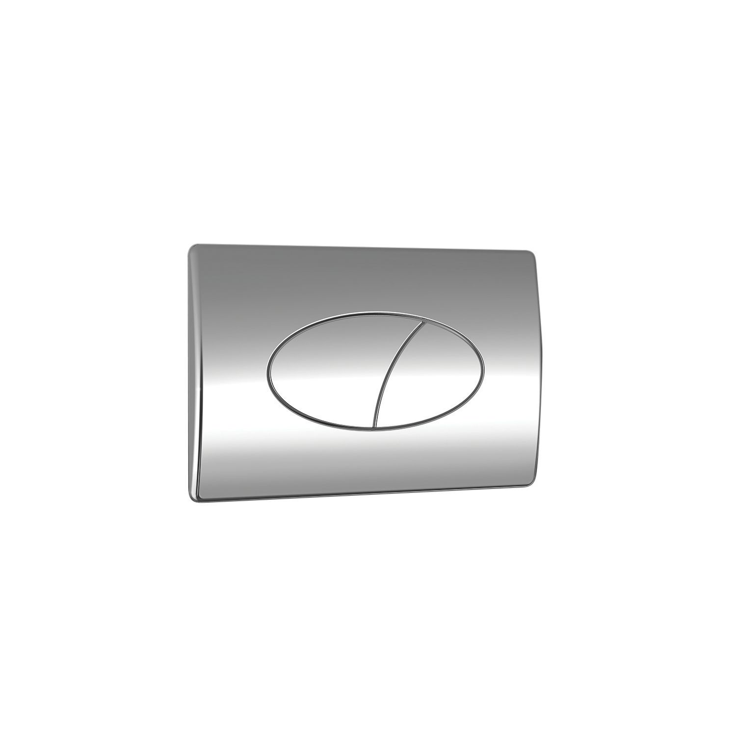 Highlife Bathrooms Storr Curved Dual-Flush Flushing Plate Chrome (426HL)