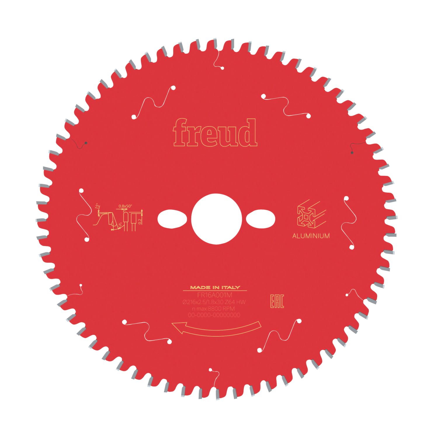 Freud Metal/Plastic Mitre Saw Blade 216mm x 30mm 64T (426KJ)