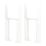 Reina 300mm White 4 Column Radiator Feet 2 Pack