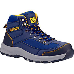 CAT Elmore Mid    Safety Trainer Boots Navy Size 7