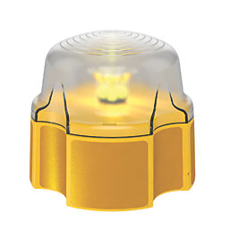 Skipper LIGHT01 Outdoor Photocell LED Retractable Barrier Safety Light Orange/Yellow/Clear 6200lm