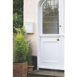 Burg-Wachter Compact Post Box White Powder-Coated