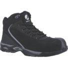 Albatros Runner XTS Mid Size 8  Black Water-Resistant  Safety Boots