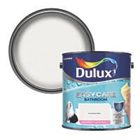 Dulux EasyCare Matt Pure Brilliant White Emulsion Bathroom Paint 2.5Ltr