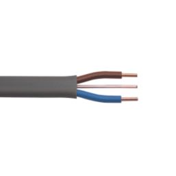 Prysmian 6242Y Grey 1mm²  Twin & Earth Cable 10m Coil
