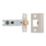 Smith & Locke Blencathra Door Handle, Latch & Hinge Set Polished Chrome 6 Pcs