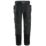 Snickers 6902 Stretch Work Trousers Black 33" W 30" L
