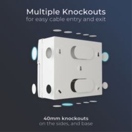 British General CF9M7-01 7-Module 7-Way Part-Populated High Integrity Main Switch Consumer Unit