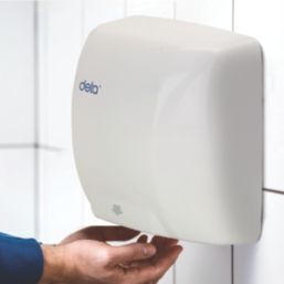 Deta  Automatic Heavy Duty Hand Dryer White 1.8kW