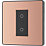 British General Evolve 1-Gang 2-Way LED Single Master Trailing Edge Touch Dimmer Switch  Copper with Black Inserts