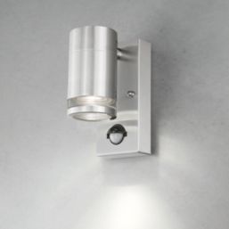4lite Marinus Outdoor IP44 Wall Light With PIR Sensor Stainless Steel