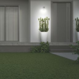 4lite Marinus Outdoor IP44 Wall Light With PIR Sensor Stainless Steel