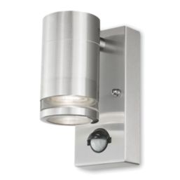 4lite Marinus Outdoor IP44 Wall Light With PIR Sensor Stainless Steel