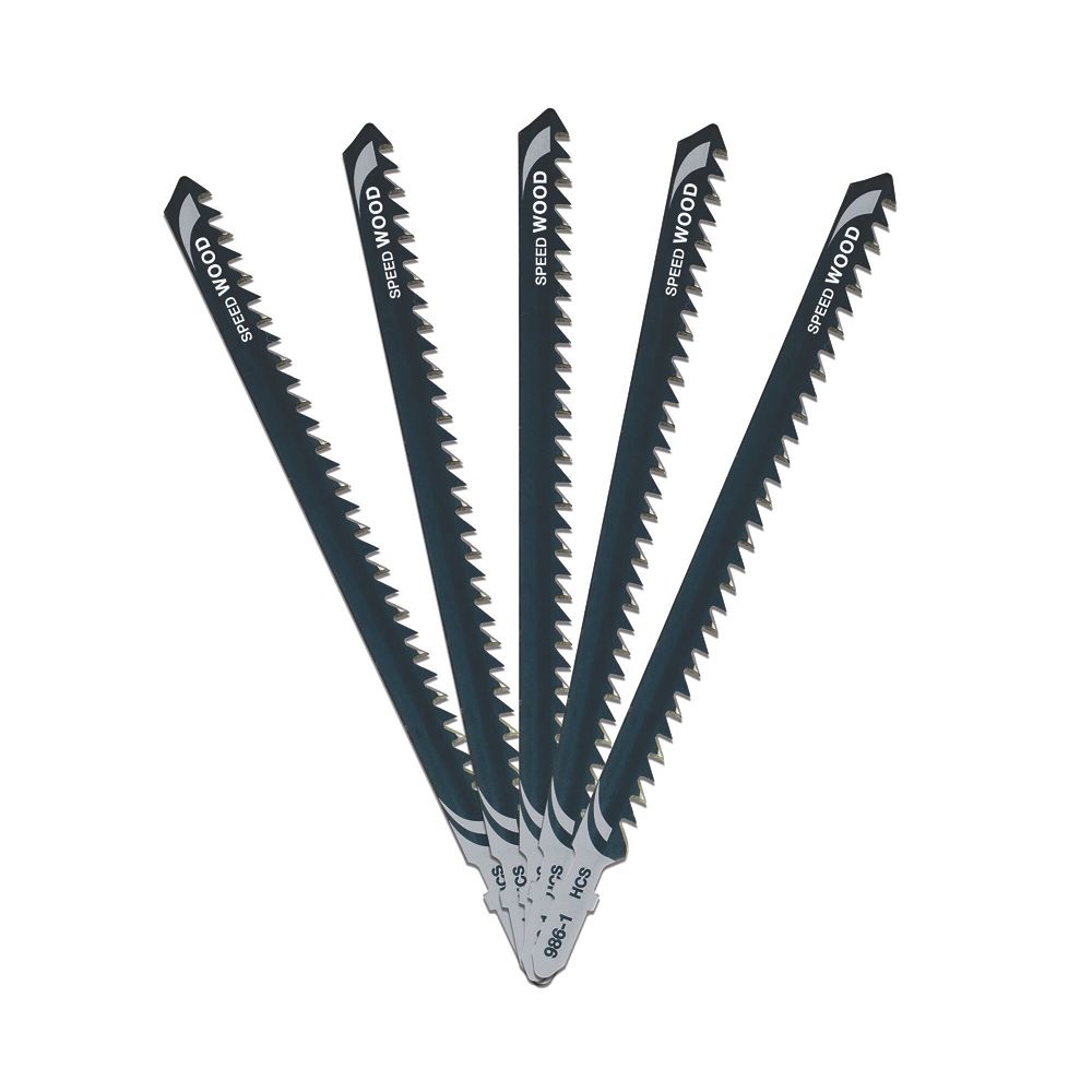 DeWalt T344D MultiMaterial Jigsaw Blades 152mm 5 Pack Screwfix