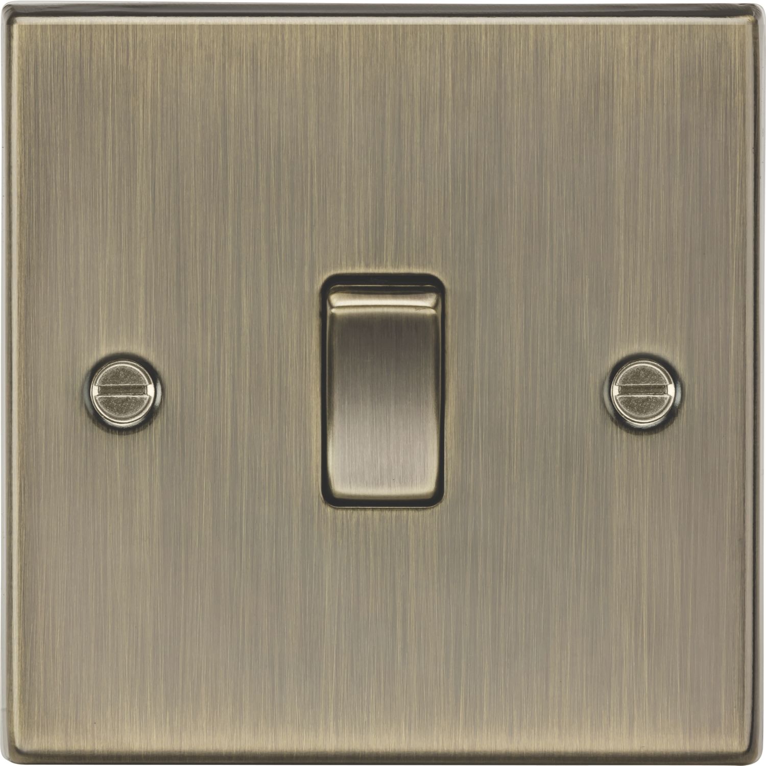 Knightsbridge 20A 1-Gang DP Control Switch Antique Brass (427TY)