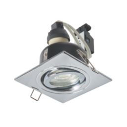 Spa Cali Adjustable Square Downlights Chrome 4 Pack