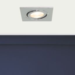 Spa Cali Adjustable Square Downlights Chrome 4 Pack