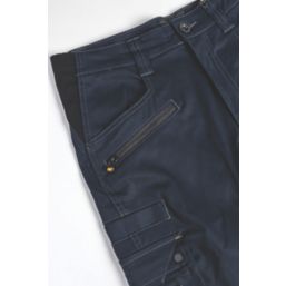 CAT Operator Flex Work Trousers Navy 34" W 32" L