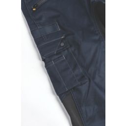 CAT Operator Flex Work Trousers Navy 34" W 32" L