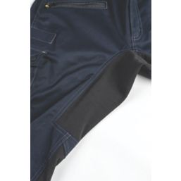 CAT Operator Flex Work Trousers Navy 34" W 32" L