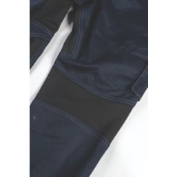 CAT Operator Flex Work Trousers Navy 34" W 32" L
