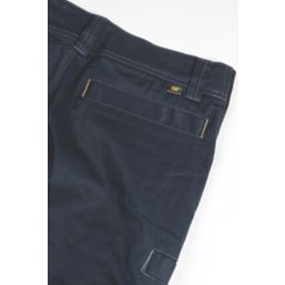 CAT Operator Flex Work Trousers Navy 34" W 32" L