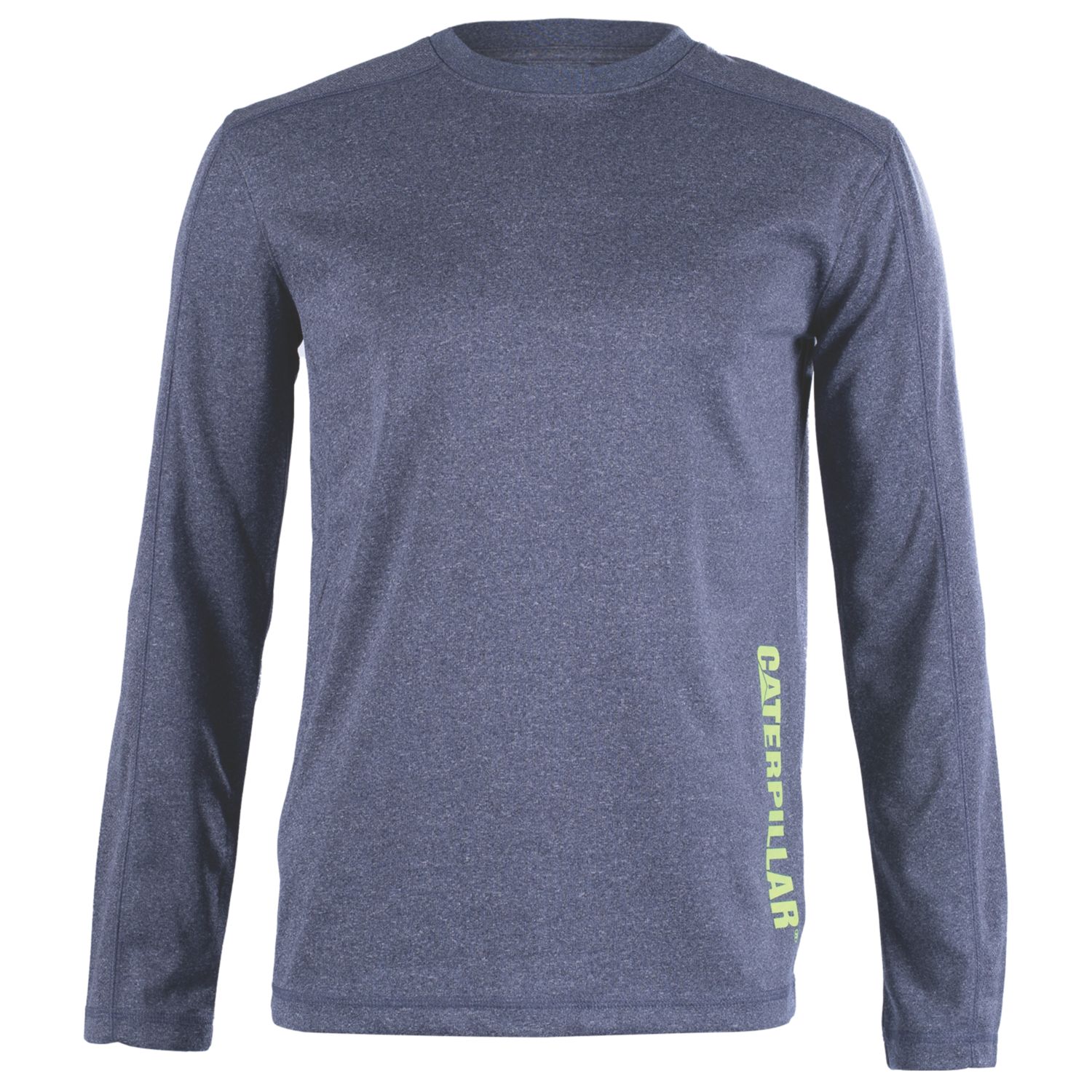 CAT Coolmax Long Sleeve Tee Shirt Grey Medium 38" Chest (427XT)