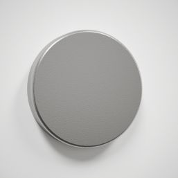 Splashback  Clear with Satin Chrome Caps Kitchen Splashback 900mm x 700mm x 6mm