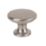Essentials  Traditional Classic Disc Knobs Satin Nickel 30mm 2 Pack
