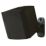 AVF Universal Tilt & Turn Speaker Brackets Small Black 2 Pack