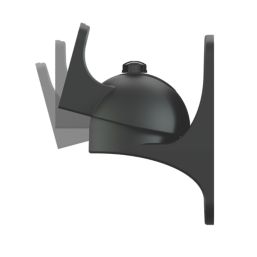AVF Universal Tilt & Turn Speaker Brackets Small Black