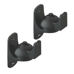 AVF Universal Tilt & Turn Speaker Brackets Small Black