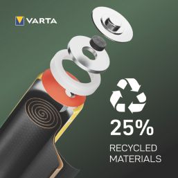 Varta  Rechargeable AAA 1.2V Ni-MH Batteries 4 Pack