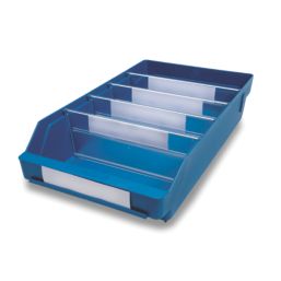 Barton 4024 Storage Bins 6.38Ltr Blue 15 Pack