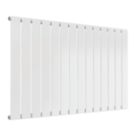 Reina Flat Single 600mm x 1032mm 2477BTU White Horizontal Designer Radiator