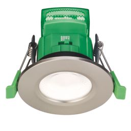 4lite Yuto Fixed  Fire Rated LED Downlight  Satin Chrome 5W 630lm