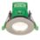 4lite Yuto Fixed  Fire Rated LED Downlight  Satin Chrome 5W 630lm