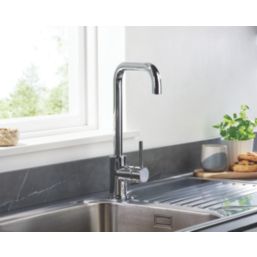 Bristan Lemon Monobloc Kitchen Sink Mixer Taps Chrome-Plated 1 Pair