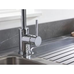 Bristan Lemon Monobloc Kitchen Sink Mixer Taps Chrome-Plated 1 Pair