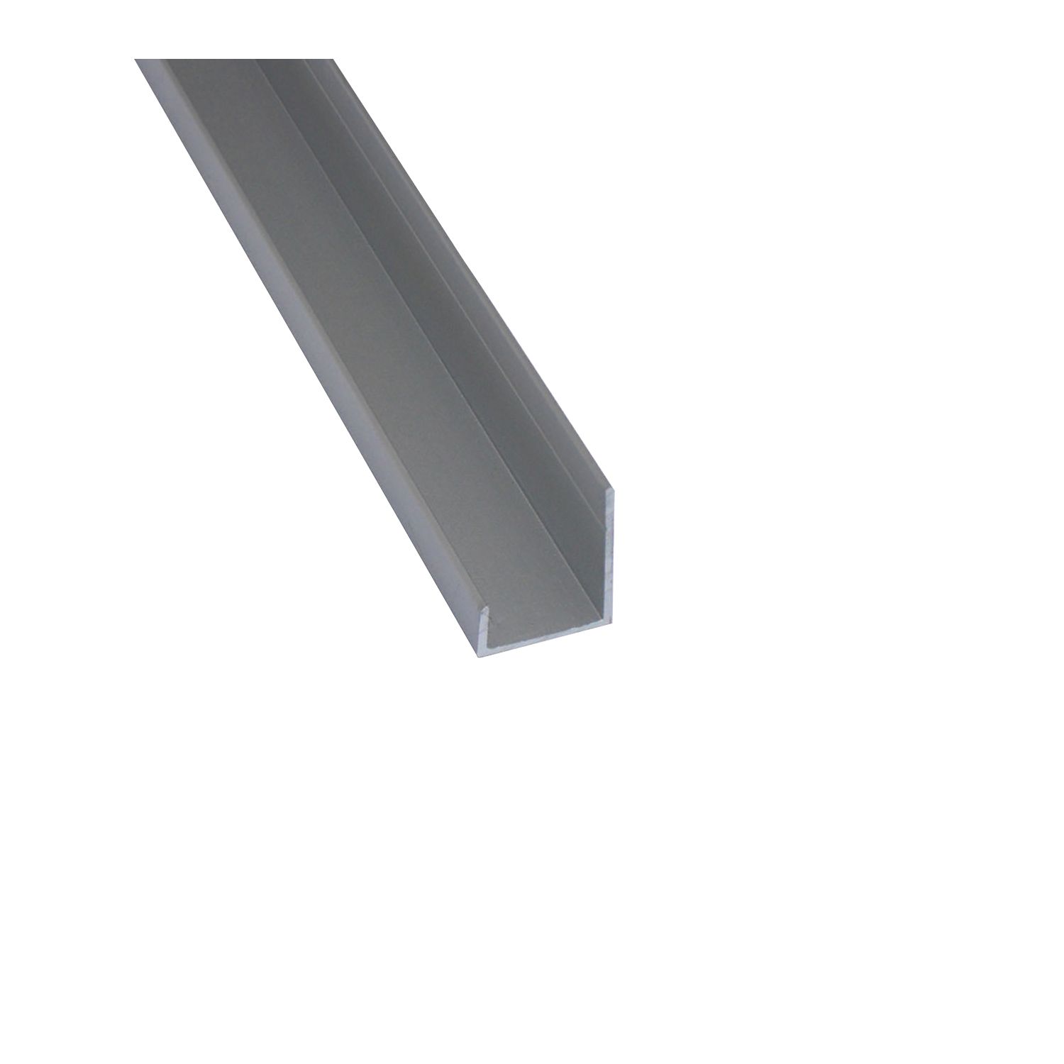 Splashwall End Cap Matt Silver 2420mm x 11mm (428GV)