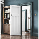Jeld-Wen Deco Primed White Wooden 3-Panel Internal Door 1981mm x 610mm