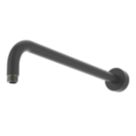 Ideal Standard Idealrain Horizontal Wall Mounted Shower Arm Silk Black 400mm x 55mm