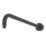 Ideal Standard Idealrain Horizontal Wall Mounted Shower Arm Silk Black 400mm x 55mm