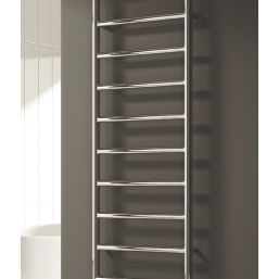 Reina 813mm x 450mm 614BTU Chrome Flat Designer Towel Radiator