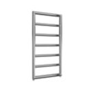 Reina 813mm x 450mm 614BTU Chrome Flat Designer Towel Radiator