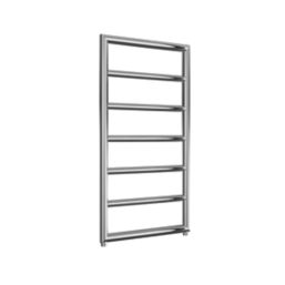Reina 813mm x 450mm 614BTU Chrome Flat Designer Towel Radiator