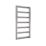 Reina 813mm x 450mm 614BTU Chrome Flat Designer Towel Radiator