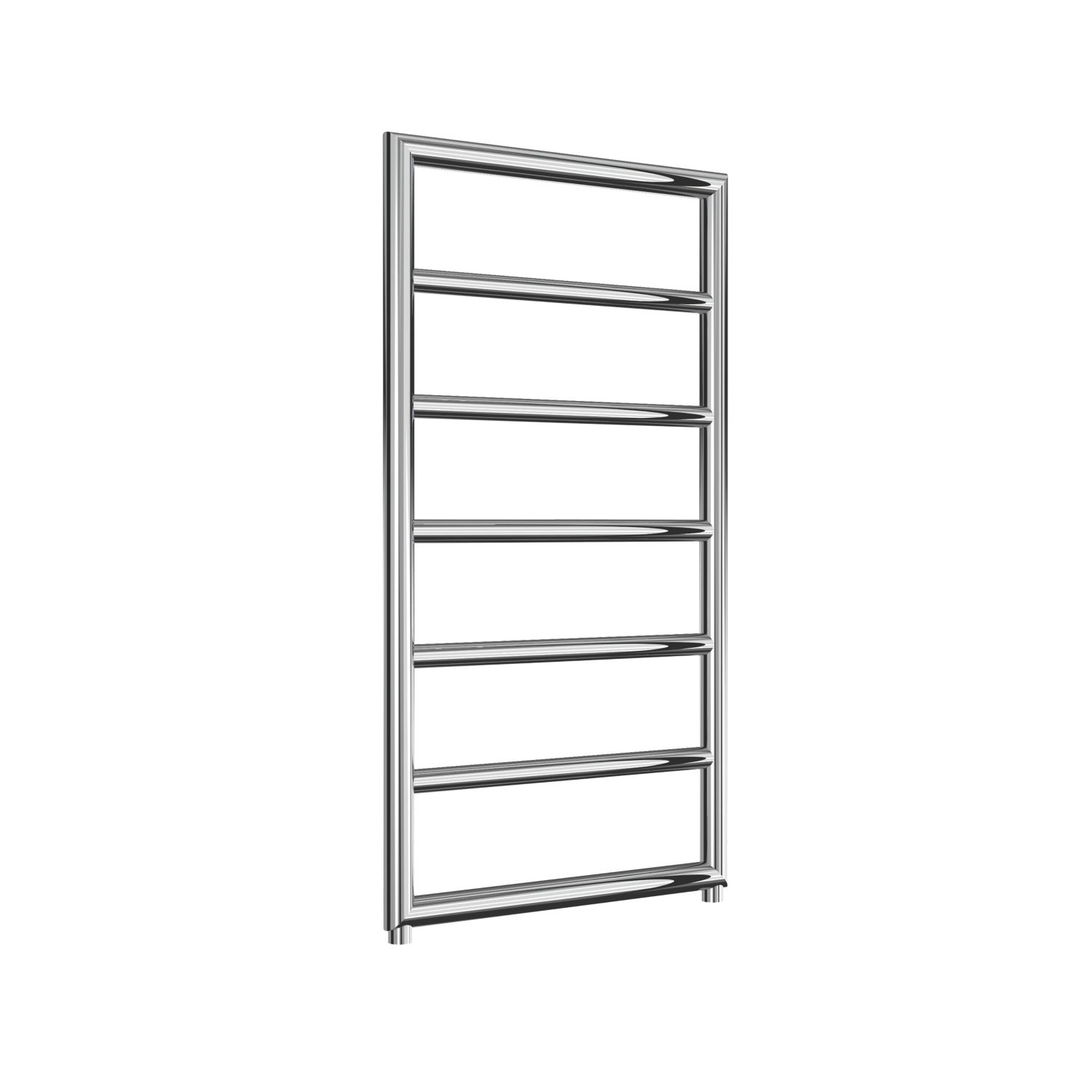 Reina 813mm x 450mm 614BTU Chrome Flat Designer Towel Radiator (428LH)